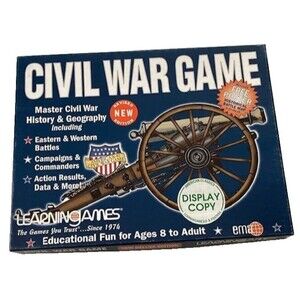 Civil War Game Historical Battle Map History Geography Learning Education Deluxe